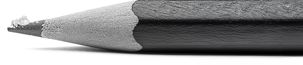 Fentanyl resting on tip of a wooden pencil